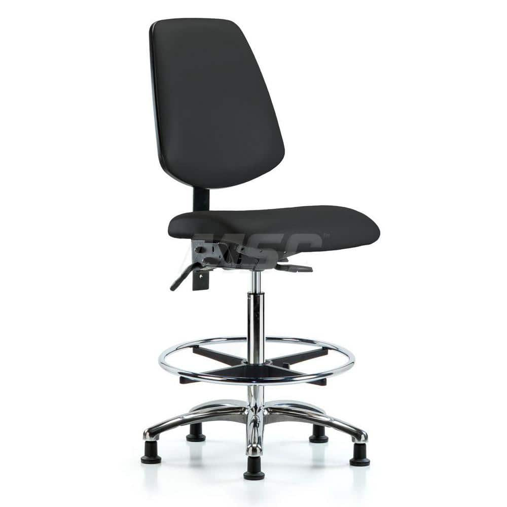 Task Chair: Vinyl, Black