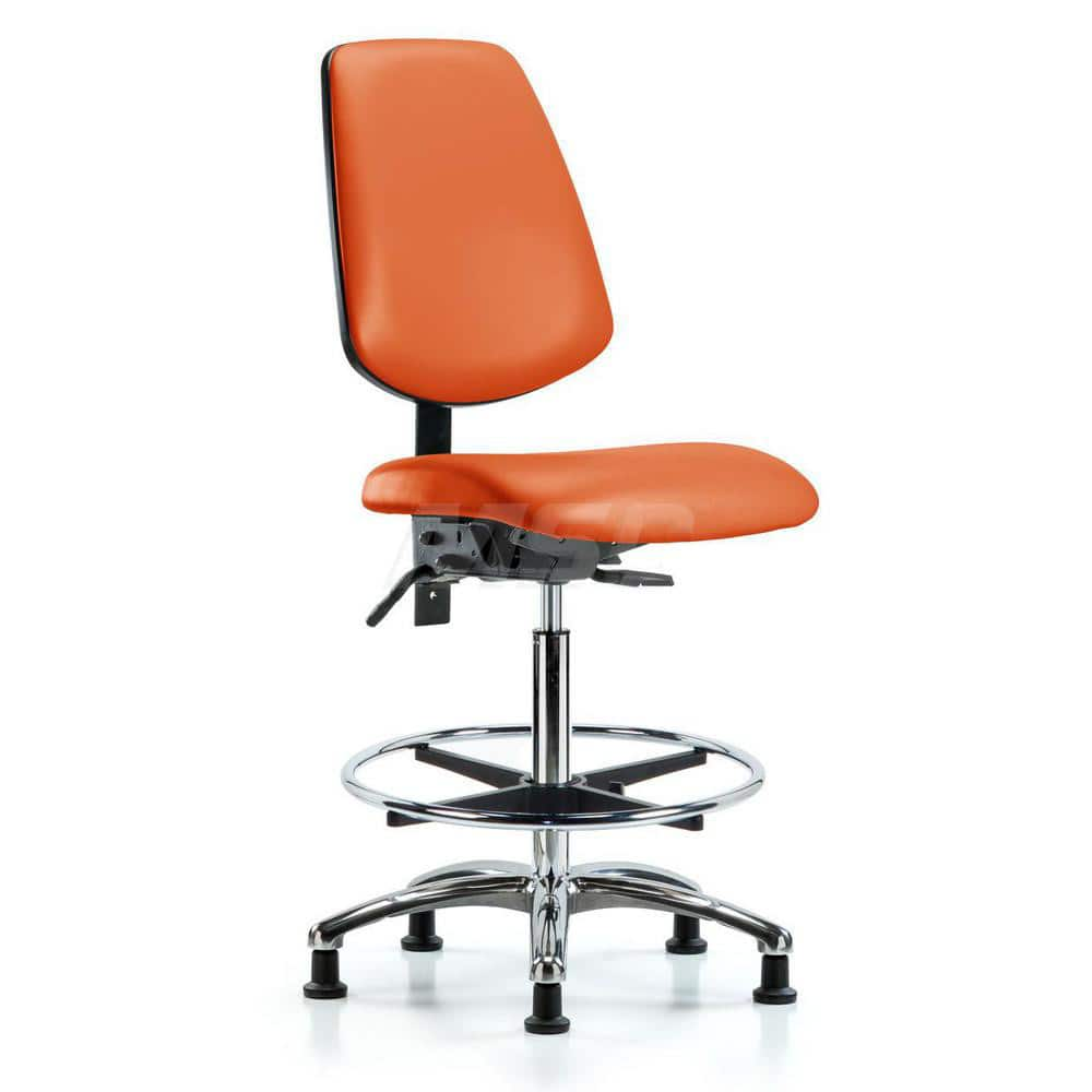 Task Chair: Vinyl, Orange Kist