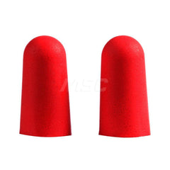Earplug: 32dB, Foam, Cone, Roll Down, Uncorded Red