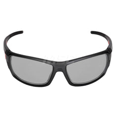 Safety Glass: Anti-Fog & Anti-Scratch, Plastic, Gray Lenses, Full-Framed Black Frame, Traditional