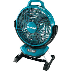 Desk & Table Fans; Fan Diameter: 13; Air Flow: 740 CFM; Number Of Blades: 3; Number of Speeds: 3; Voltage: 18.00; Number Of Speeds: 3; Oscillation: Oscillating; Battery Included: No; Voltage: 18.00; Battery Chemistry: Lithium-Ion; Heater Included: No; Haz