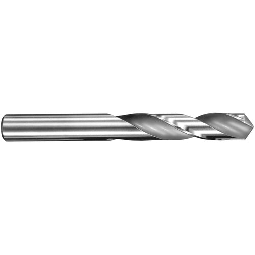 3.5 mm Dia. × 3.5 mm Shank × 20 mm Flute Length × 52 mm OAL, 3xD, 145°, TA, 2 Flute, External, Round Solid Carbide Drill - Exact Industrial Supply