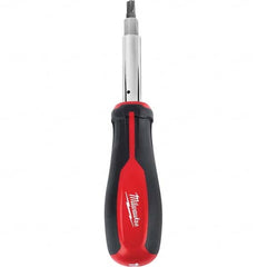 Milwaukee Tool - Bit Screwdrivers Type: 11-in-1 Screwdriver Tip Type: Phillips; Slotted; Nut Driver - Exact Industrial Supply