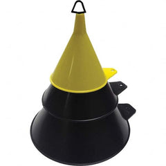 Funnel King - Oil Funnels & Can Oiler Accessories Type: Funnel Set Material: Polyethylene - Exact Industrial Supply