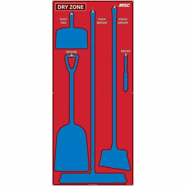 NMC - 30 x 68" Aluminum Shadow Board - Exact Industrial Supply