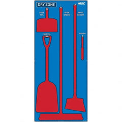 NMC - 30 x 68" Aluminum Composite Panel Shadow Board - Exact Industrial Supply