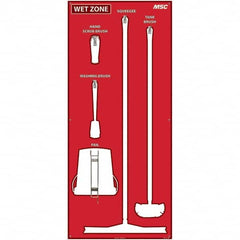 NMC - 30 x 68" Acrylic Shadow Board - Exact Industrial Supply