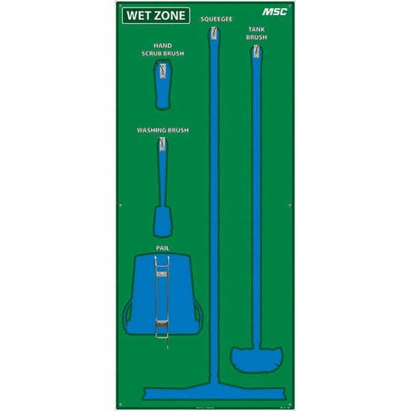 NMC - 30 x 68" Acrylic Shadow Board - Exact Industrial Supply