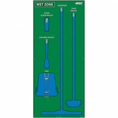 NMC - 30 x 68" Acrylic Shadow Board - Exact Industrial Supply