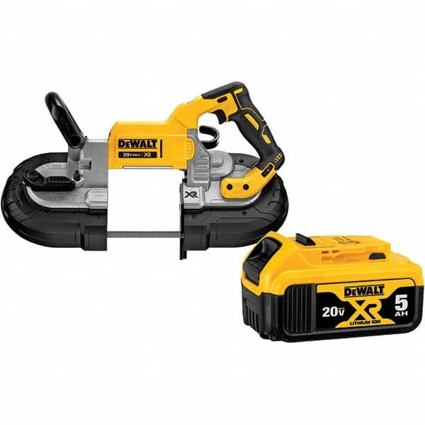 DeWALT - Cordless Portable Bandsaws Voltage: 20 Battery Chemistry: Lithium-Ion - Exact Industrial Supply