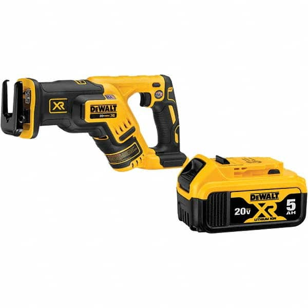 DeWALT - Cordless Reciprocating Saws Voltage: 20.0 Battery Chemistry: Lithium-Ion - Exact Industrial Supply