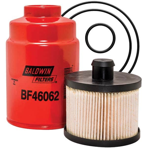 Baldwin Filters - 3-3/8 Thread 6-1/2" OAL x 4-1/32" OD Automotive Fuel Filter - Exact Industrial Supply