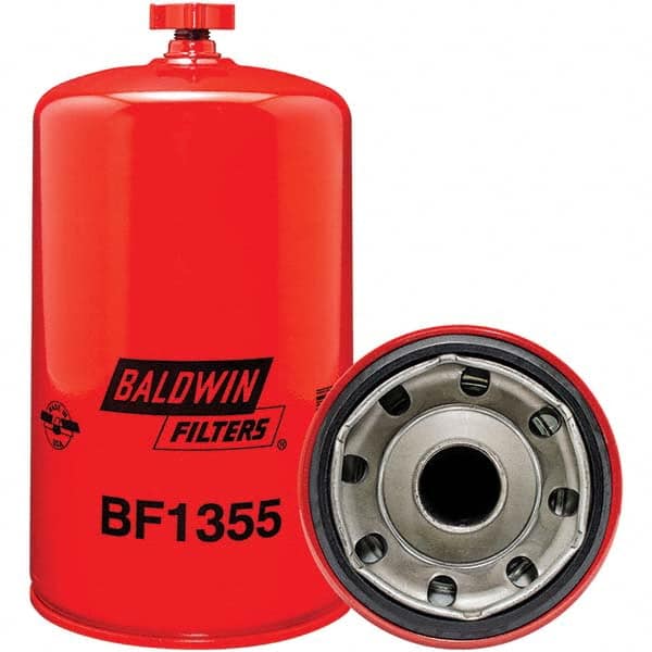 Baldwin Filters - 1-1/4 Thread 8-29/32" OAL x 4-11/16" OD Automotive Fuel/Water Separator Element - Exact Industrial Supply