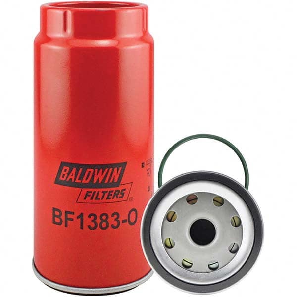 Baldwin Filters - 1 Thread 9-3/32" OAL x 4-9/32" OD Automotive Fuel/Water Separator Element - Exact Industrial Supply