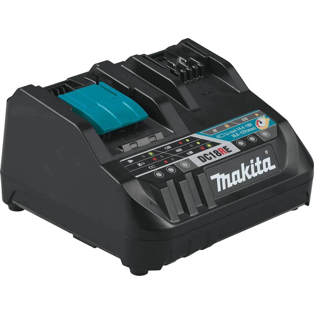 Makita - Battery Chargers; Battery Size Compatibility: Proprietary ; Battery Chemistry Compatibility: Lithium-Ion ; Charging Time (Hours): 0.75 ; Charging Time (Minutes): 45 ; Maximum Number of Batteries: 1 ; Voltage: 18 - Exact Industrial Supply
