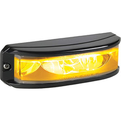 Federal Signal Corp - Emergency Light Assemblies; Type: Warning ; Flash Rate: Variable ; Mount: Surface ; Color: Black; Amber ; Power Source: 12-24V DC ; Overall Height (Decimal Inch): 1.5000 - Exact Industrial Supply
