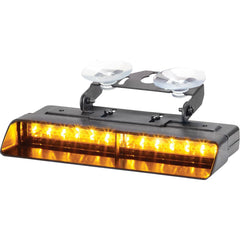Federal Signal Corp - Emergency Light Assemblies; Type: Deck ; Flash Rate: Variable ; Mount: Surface ; Color: Black; Amber; Green; White ; Power Source: 12 Volt DC ; Overall Height (Decimal Inch): 1.0000 - Exact Industrial Supply