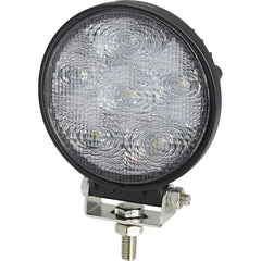 Federal Signal Corp - Emergency Light Assemblies; Type: Work ; Mount: Pedestal ; Color: Black/White ; Power Source: 12 Volt DC ; Overall Height (Decimal Inch): 5.3000 ; Diameter (Decimal Inch): 4.5800 - Exact Industrial Supply