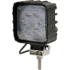 Federal Signal Corp - Emergency Light Assemblies; Type: Work ; Flash Rate: Single ; Mount: Pedestal ; Color: Black; White ; Power Source: 12 Volt DC ; Overall Height (Decimal Inch): 5.7000 - Exact Industrial Supply
