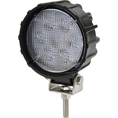 Federal Signal Corp - Emergency Light Assemblies; Type: Work ; Flash Rate: Single ; Mount: Pedestal ; Power Source: 12 Volt DC ; Overall Height (Decimal Inch): 5.7000 ; Diameter (Decimal Inch): 4.6000 - Exact Industrial Supply