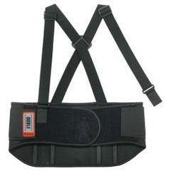1600 XS BLK STD ELASTIC BACK SUPPORT - Exact Industrial Supply