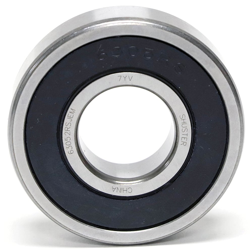 Shuster - 6312 2RS JEM, 60mm Bore Diam, 130mm OD, Double Seal Deep Groove Radial Ball Bearing - Exact Industrial Supply