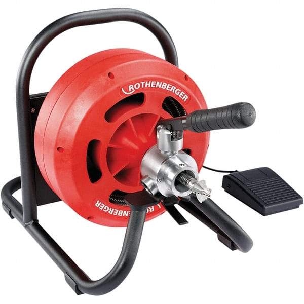 Rothenberger - Electric & Gas Drain Cleaning Machines Type of Power: Electric For Minimum Pipe Size: 1.570 (Inch) - Exact Industrial Supply