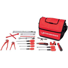 Rothenberger - Combination Hand Tool Sets Tool Type: Plumber's Tool Set Number of Pieces: 13 - Exact Industrial Supply