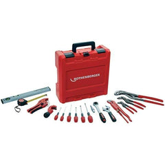 Rothenberger - Combination Hand Tool Sets Tool Type: Plumber's Tool Set Number of Pieces: 18 - Exact Industrial Supply