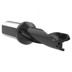 Allied Machine and Engineering - 2-1/4" Max Drill Depth, 3xD, 19.5mm Diam, Indexable Insert Drill - Exact Industrial Supply