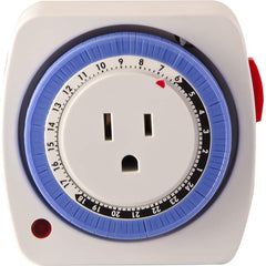 GoGreen Power - Electrical Timers & Timer Switches; Timer/Switch Type: Mechanical Timer Switch ; Recommended Environment: Indoor ; Timing Range: 24 h - Exact Industrial Supply