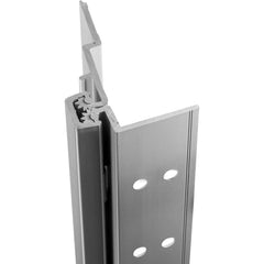 Stanley - Continuous Hinges; Type: Half Surface ; Mount Type: Half Surface ; Overall Length (Inch): 79; 79 ; Hinge Material: Aluminum ; Width (Decimal Inch): 4.5 ; Thickness (Decimal Inch): 0.1120 - Exact Industrial Supply
