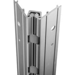 Stanley - Continuous Hinges; Type: Full Surface ; Mount Type: Full Surface ; Overall Length (Inch): 79; 79 ; Hinge Material: Aluminum ; Width (Decimal Inch): 3.4063 ; Thickness (Decimal Inch): 0.1120 - Exact Industrial Supply