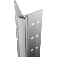 Stanley - Continuous Hinges; Type: Full Mortise ; Mount Type: Full Mortise ; Overall Length (Inch): 83; 83 ; Hinge Material: Aluminum ; Width (Decimal Inch): 4.4375 ; Thickness (Decimal Inch): 0.1120 - Exact Industrial Supply