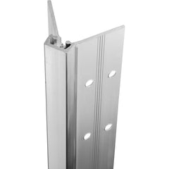 Stanley - Continuous Hinges; Type: Full Mortise ; Mount Type: Full Mortise ; Overall Length (Inch): 120; 120 ; Hinge Material: Aluminum ; Width (Decimal Inch): 4.0938 ; Thickness (Decimal Inch): 0.1120 - Exact Industrial Supply