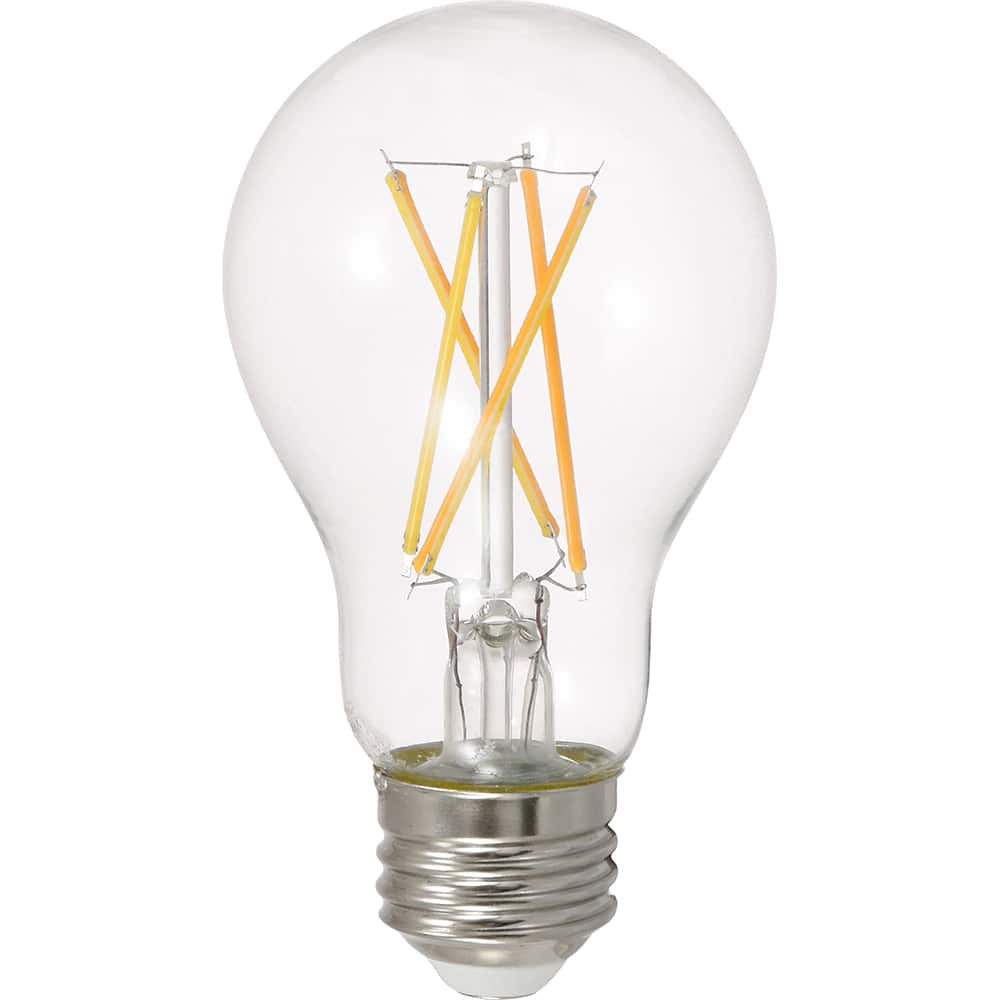 SYLVANIA - Lamps & Light Bulbs; Lamp Technology: LED ; Lamps Style: Commercial/Industrial ; Lamp Type: A19 ; Wattage Equivalent Range: 1-19 ; Actual Wattage: 8.00 ; Base Style: Medium Screw - Exact Industrial Supply