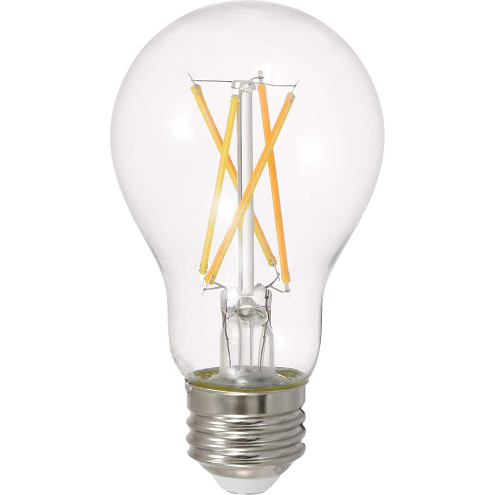 SYLVANIA - Lamps & Light Bulbs; Lamp Technology: LED ; Lamps Style: Commercial/Industrial ; Lamp Type: A19 ; Actual Wattage: 5.50 ; Base Style: Medium Screw ; Color Temperature Range: Natural (4500-6000) - Exact Industrial Supply