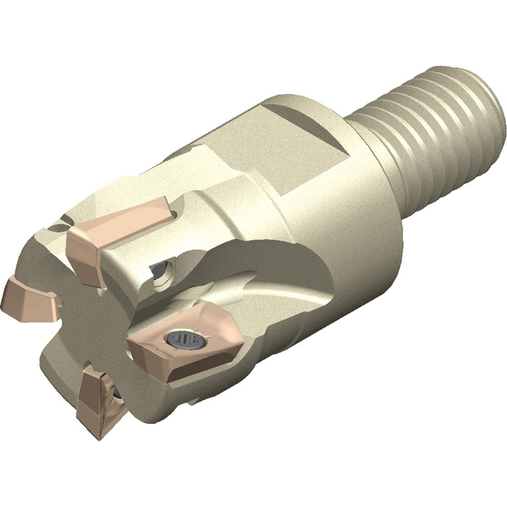 Sumitomo - Indexable Square-Shoulder End Mills; Cutting Diameter (Inch): 0.75 ; Shank Type: Modular Connection ; Modular Connection Size: M10 ; Overall Length/Projection (Decimal Inch): 1.9290 ; Lead Angle: 90 ; Series: WEZ - Exact Industrial Supply