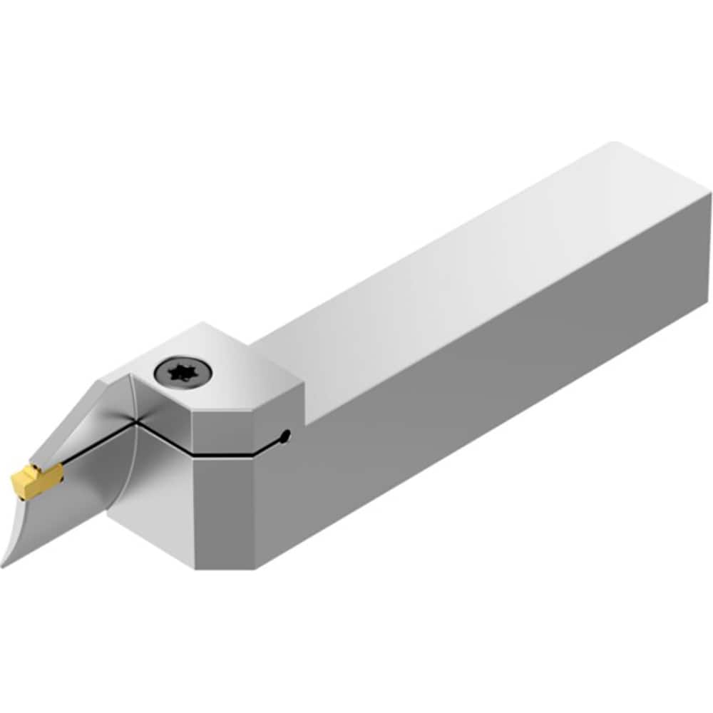 Indexable Grooving/Cut-Off Toolholders; Internal or External: External; Cutting Direction: Left Hand; Maximum Depth of Cut (mm): 20.00; Hand of Holder: Left Hand; Minimum Groove Width (mm): 3.00; Toolholder Style: EVSB; Insert Compatibility: EG0300M03P02;