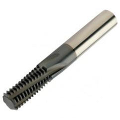 R217.15-120200AC26M 1620 12mm 5 FL Solid Carbide Thread Mill w/Cylindrical Shank - Exact Industrial Supply
