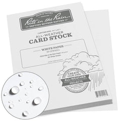 Rite in the Rain - Office Machine Supplies & Accessories; Office Machine/Equipment Accessory Type: Card Stock ; For Use With: Laser Jet Printer ; Detailed Product Description: Rite in the Rain Weatherproof Card Stock, 8.5" x 11", 100# White, 80 Sheet Pac - Exact Industrial Supply