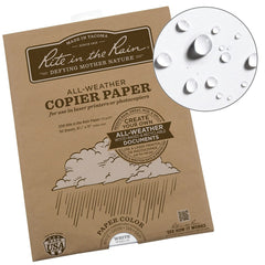 Rite in the Rain - Office Machine Supplies & Accessories; Office Machine/Equipment Accessory Type: Copy Paper ; For Use With: Laser Jet Printer ; Detailed Product Description: Rite in the Rain Weatherproof Laser Printer Paper, 8.5" x 11", 20# White, 50 S - Exact Industrial Supply