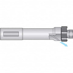 Allied Machine and Engineering - Axial Clamp Straight Shank Modular Reamer Body - Exact Industrial Supply