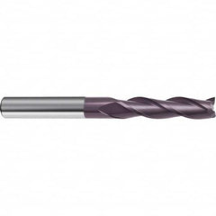 Guhring - 3/4", 2-1/4" LOC, 3/4" Shank Diam, 5" OAL, 3 Flute Solid Carbide Square End Mill - Exact Industrial Supply