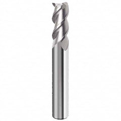 Guhring - 3/4", 1-1/2" LOC, 3/4" Shank Diam, 4" OAL, 3 Flute Solid Carbide Square End Mill - Exact Industrial Supply