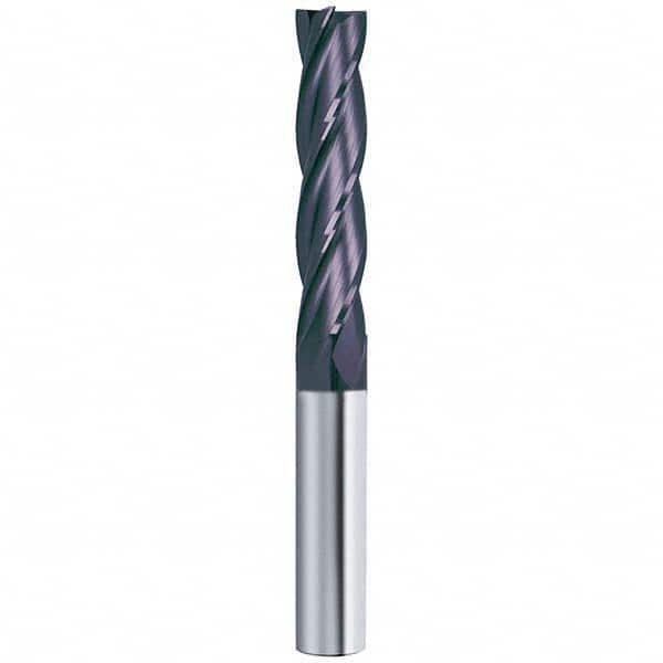 Guhring - 3/4", 2-1/4" LOC, 3/4" Shank Diam, 5" OAL, 4 Flute Solid Carbide Square End Mill - Exact Industrial Supply