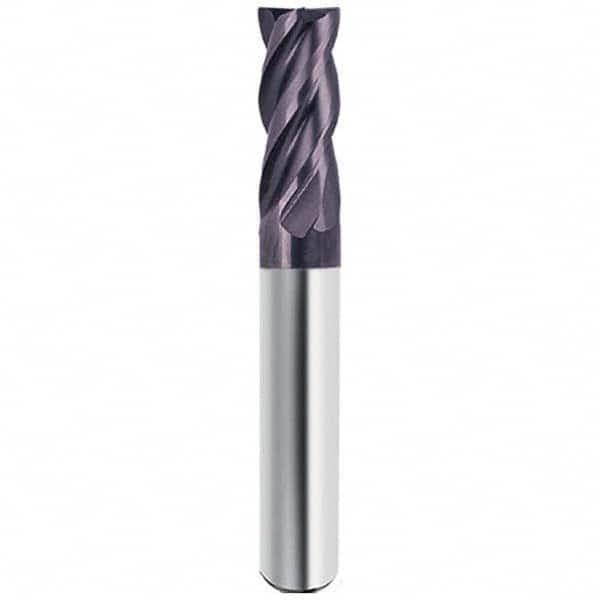 Guhring - 5/8", 1-1/4" LOC, 5/8" Shank Diam, 3-1/2" OAL, 4 Flute Solid Carbide Square End Mill - Exact Industrial Supply