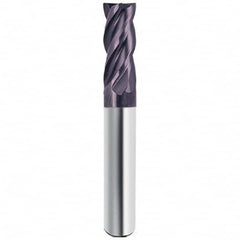 Guhring - 7/16", 1" LOC, 7/16" Shank Diam, 2-3/4" OAL, 4 Flute Solid Carbide Square End Mill - Exact Industrial Supply