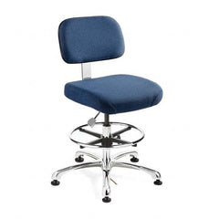 Bevco - 21-1/2 to 31-1/2" High ESD Swivel Chair - Exact Industrial Supply