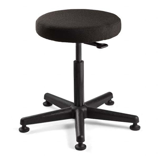 Bevco - Swivel & Adjustable Stools Type: Adjustable Backless Stool Base Type: Nylon - Exact Industrial Supply